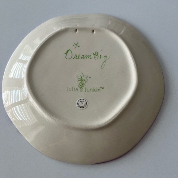 Dream Big Ceramic Decorative Plate by Julia Junkin - Picture 3 of 7
